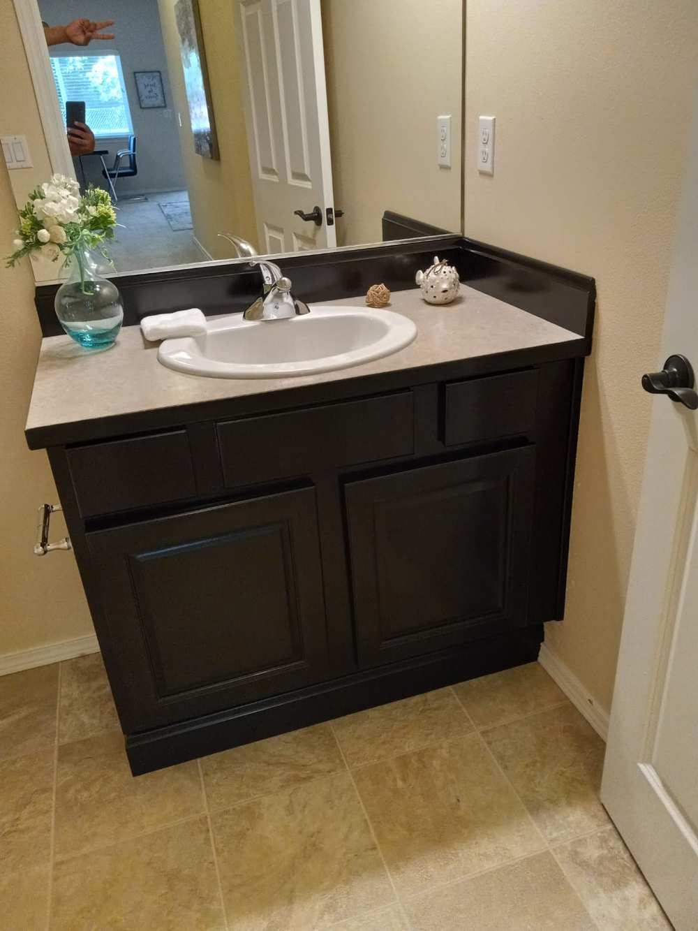 Cabinet painting our work Vanhousing